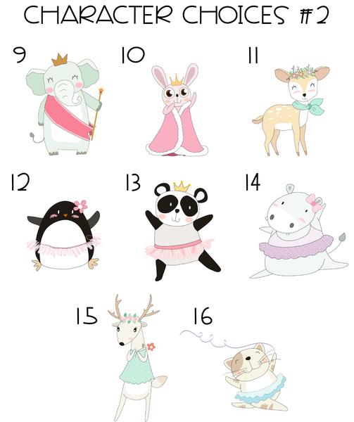 Ornament - "Cute Animals Family"