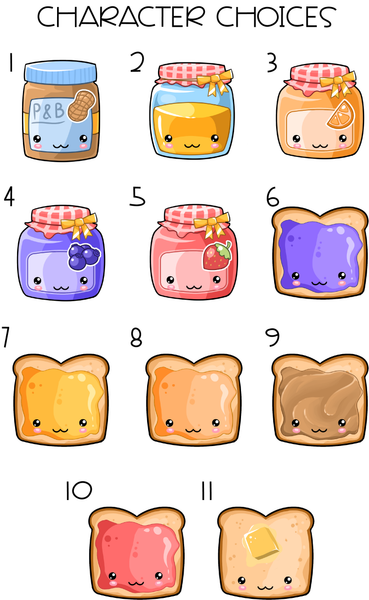 Ornament - "Peanut Butter and Jelly Family"