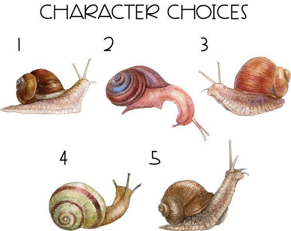 Ornament - "Snail Family"