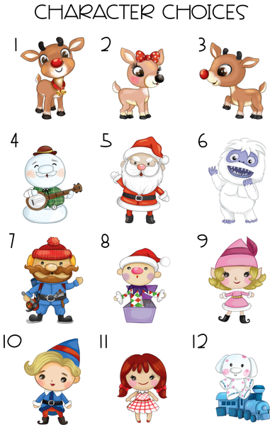 Ornament - "Red Nosed Reindeer Family"