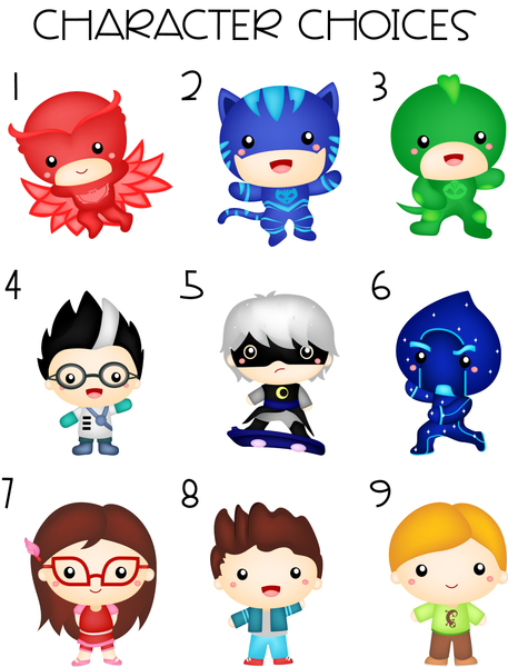 Ornament - "PJ Masks Family"