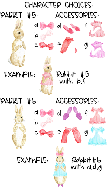 Ornament - "Peter Rabbit Inspired Family"