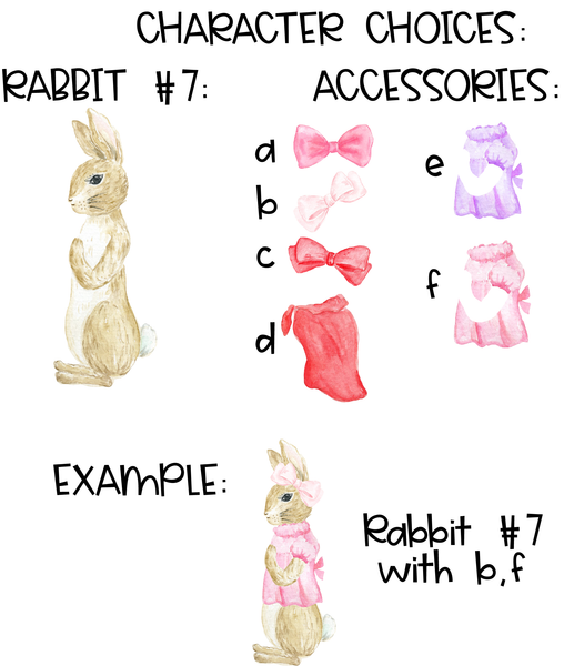 Ornament - "Peter Rabbit Inspired Family"