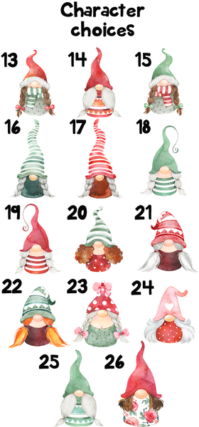 Ornament - "Gnome Family Version 2"