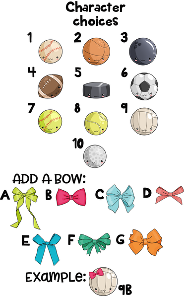 Ornament - "Sports Balls Family"