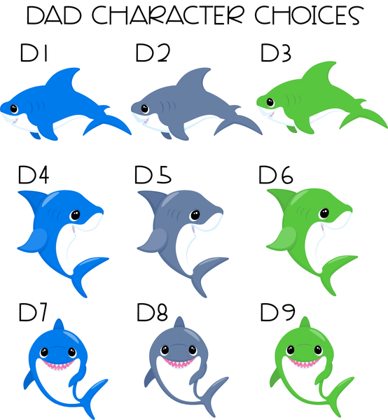 Ornament - "Baby Shark Family"