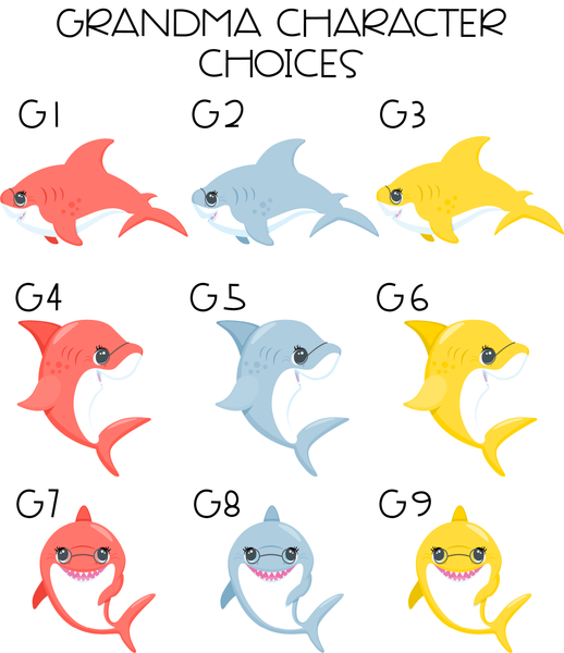Ornament - "Baby Shark Family"
