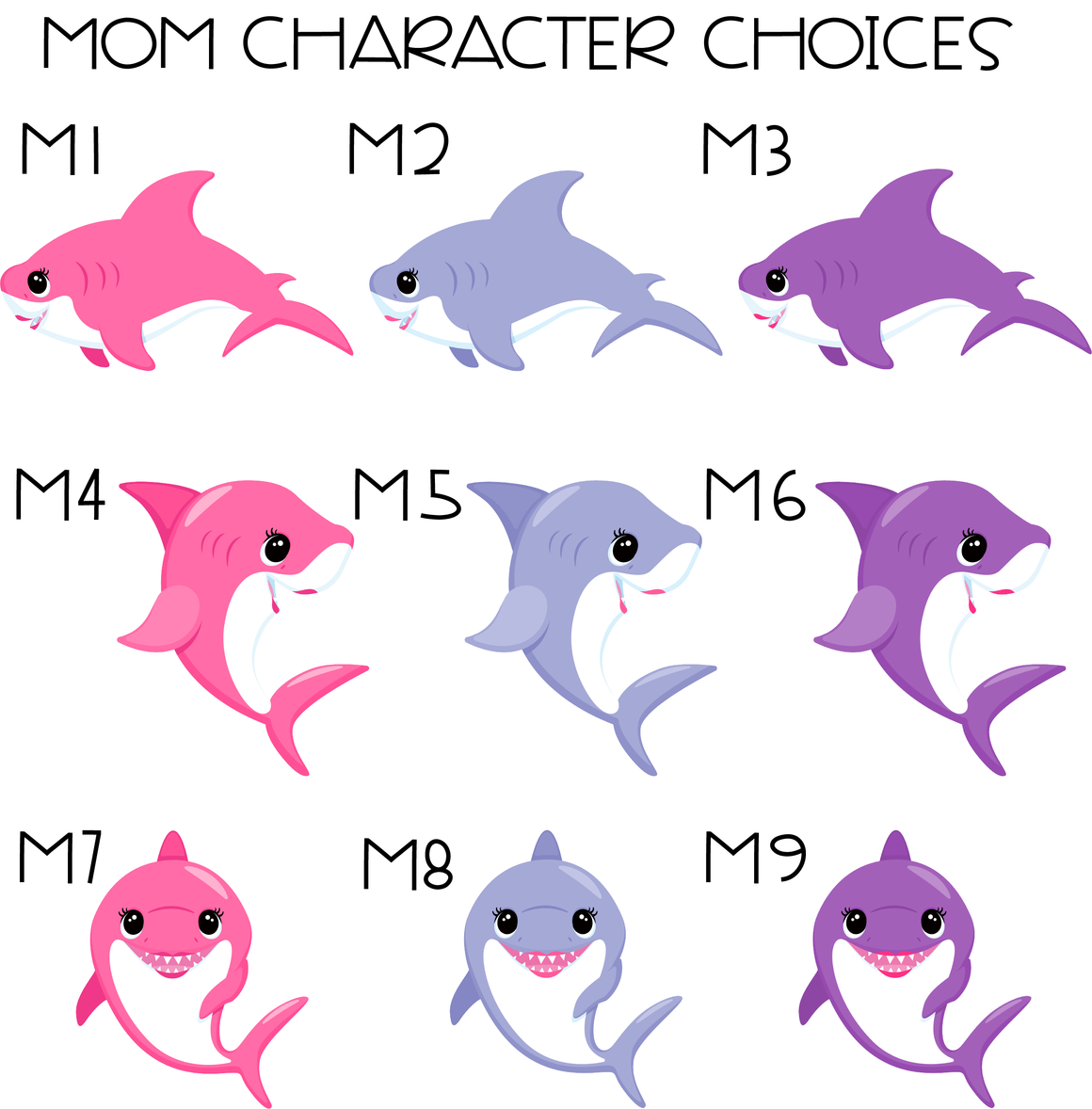 Ornament - "Baby Shark Family"