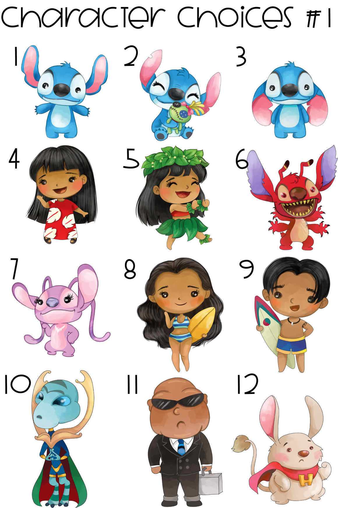 Ornament - "Lilo and Stitch Family"