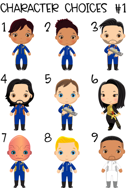 Ornament - "Star Trek Family"