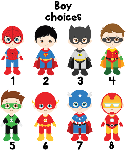 Ornament - "Superhero Family"