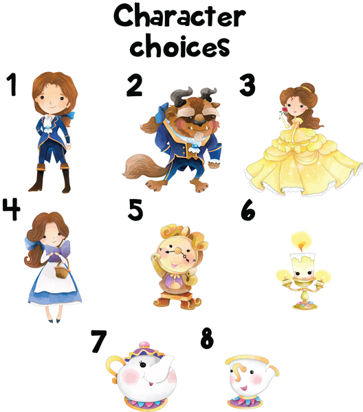 Ornament - "Beauty and the Beast Family"