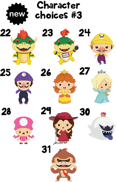 Ornament - "Super Mario Brothers Family"
