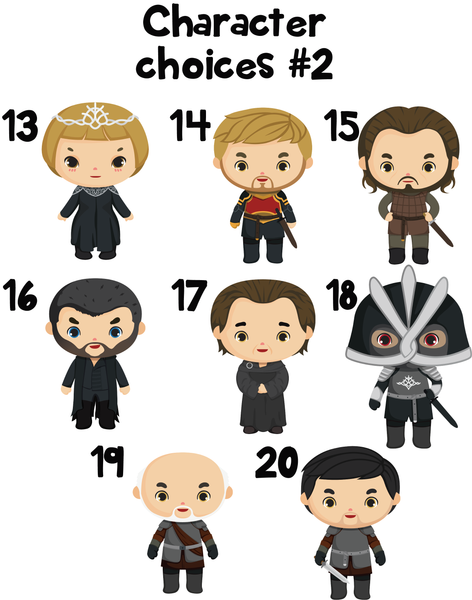 Ornament - "Game of Thrones Family Version 2"