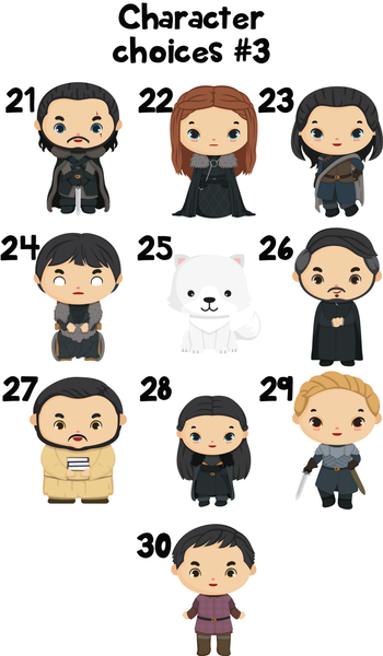 Ornament - "Game of Thrones Family Version 2"