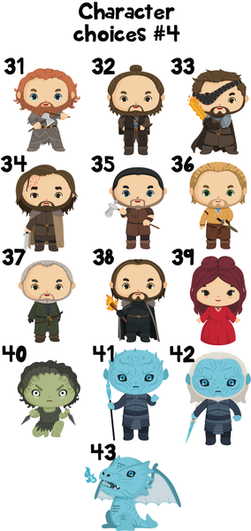 Ornament - "Game of Thrones Family Version 2"