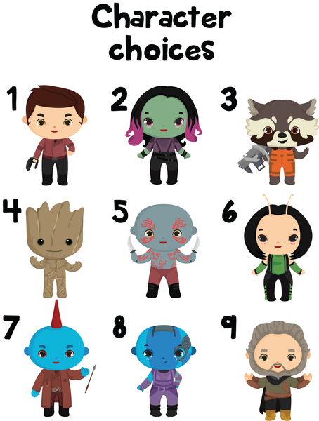 Ornament - "Guardians of the Galaxy Family"
