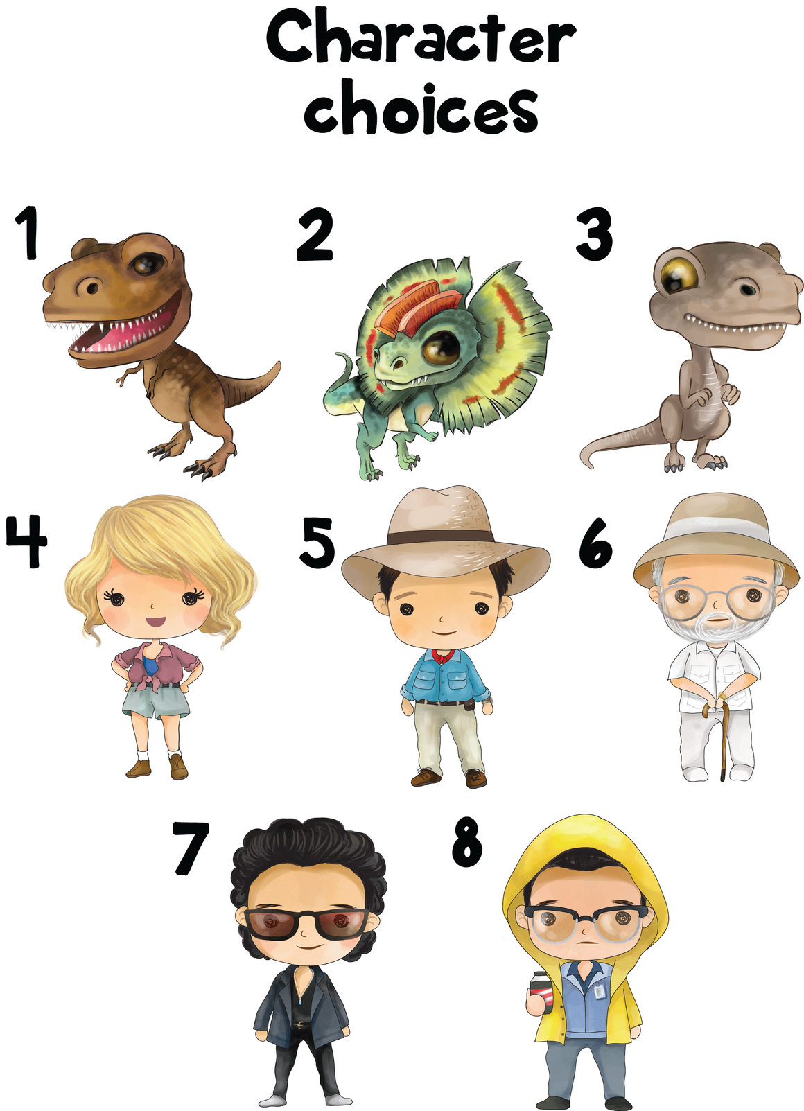 Ornament - "Jurassic Park Family"