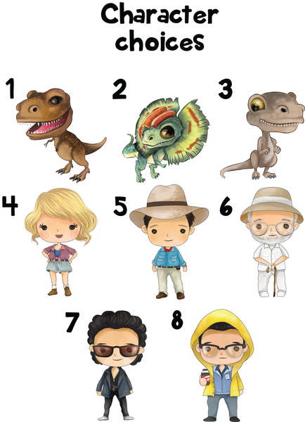 Ornament - "Jurassic Park Family"