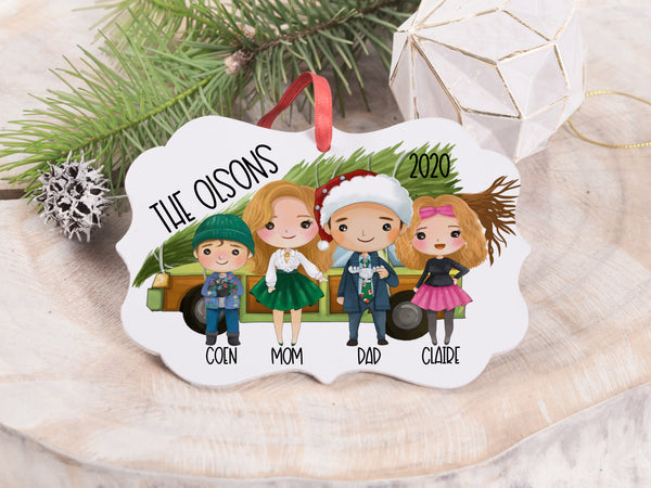 Ornament - "Christmas Vacation Family"
