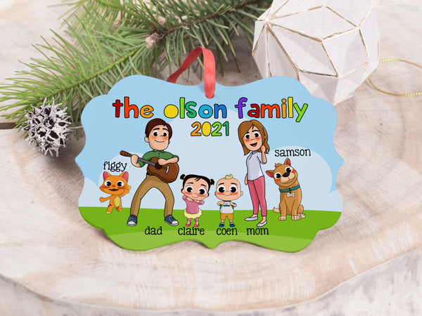 Ornament - "Cocomelon Family"