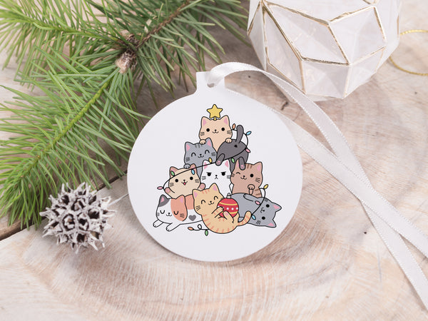 Ornament - "Meowy Christmas"