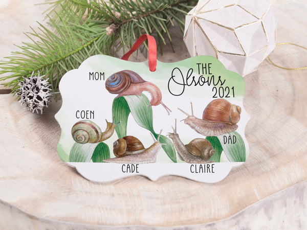 Ornament - "Snail Family"