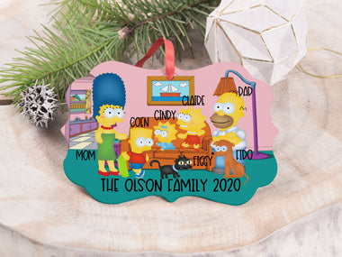 Ornament - "Yellow Urban Family"
