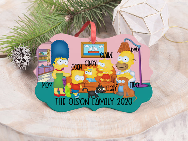Ornament - "Yellow Urban Family"