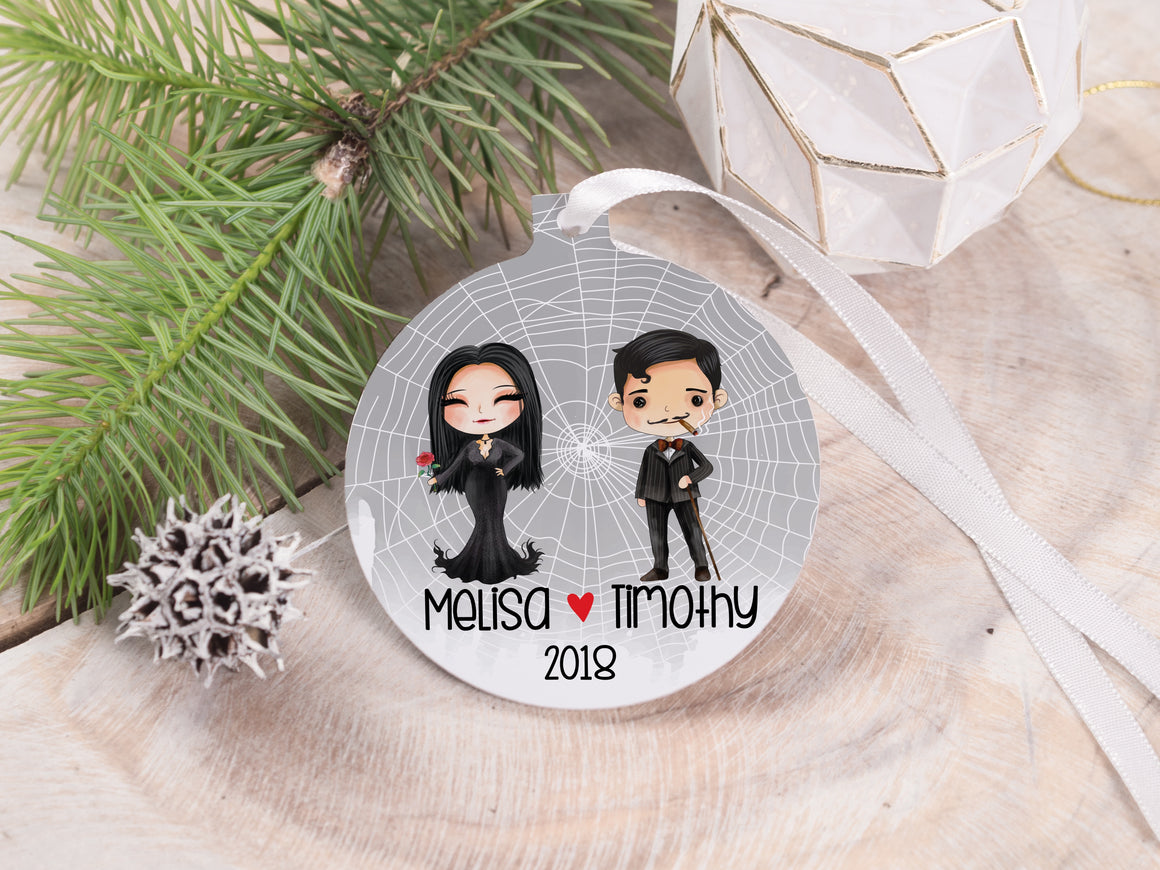 Ornament - "Addams Family Couple"