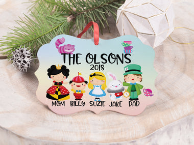 Ornament - "Alice in Wonderland Family"