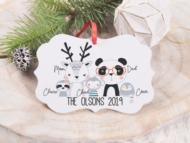 Ornament - "Animal Family Portrait"