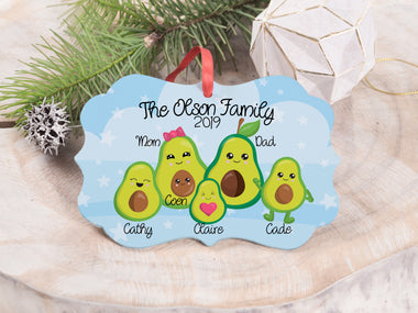 Ornament - "Avocado Family"