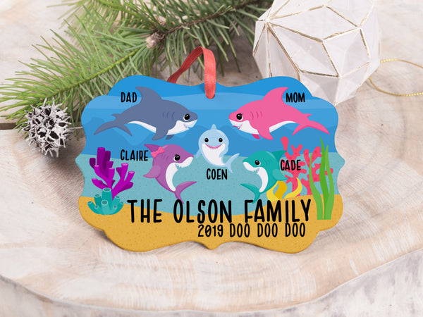 Ornament - "Baby Shark Family"