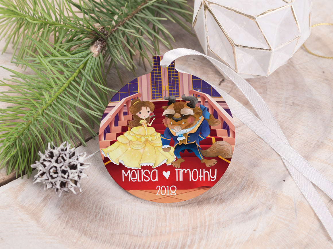 Ornament - "Beauty and the Beast Couple"