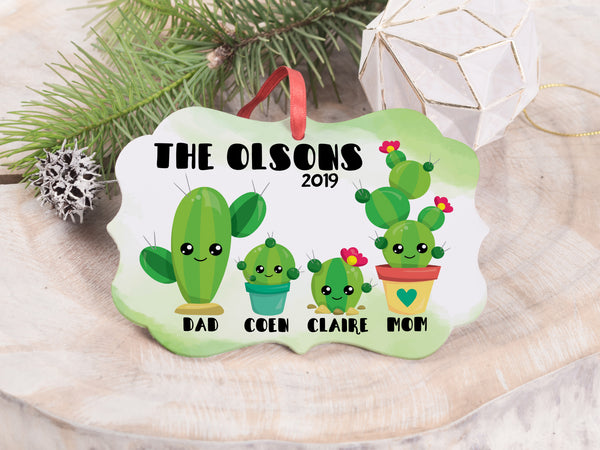 Ornament - "Cactus Family #1"