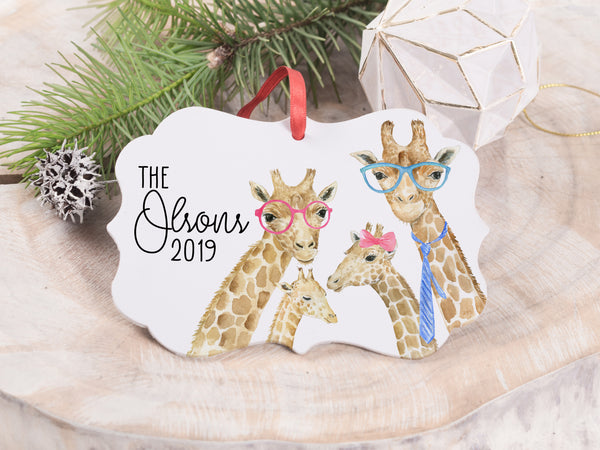 Ornament - "Giraffe Family"