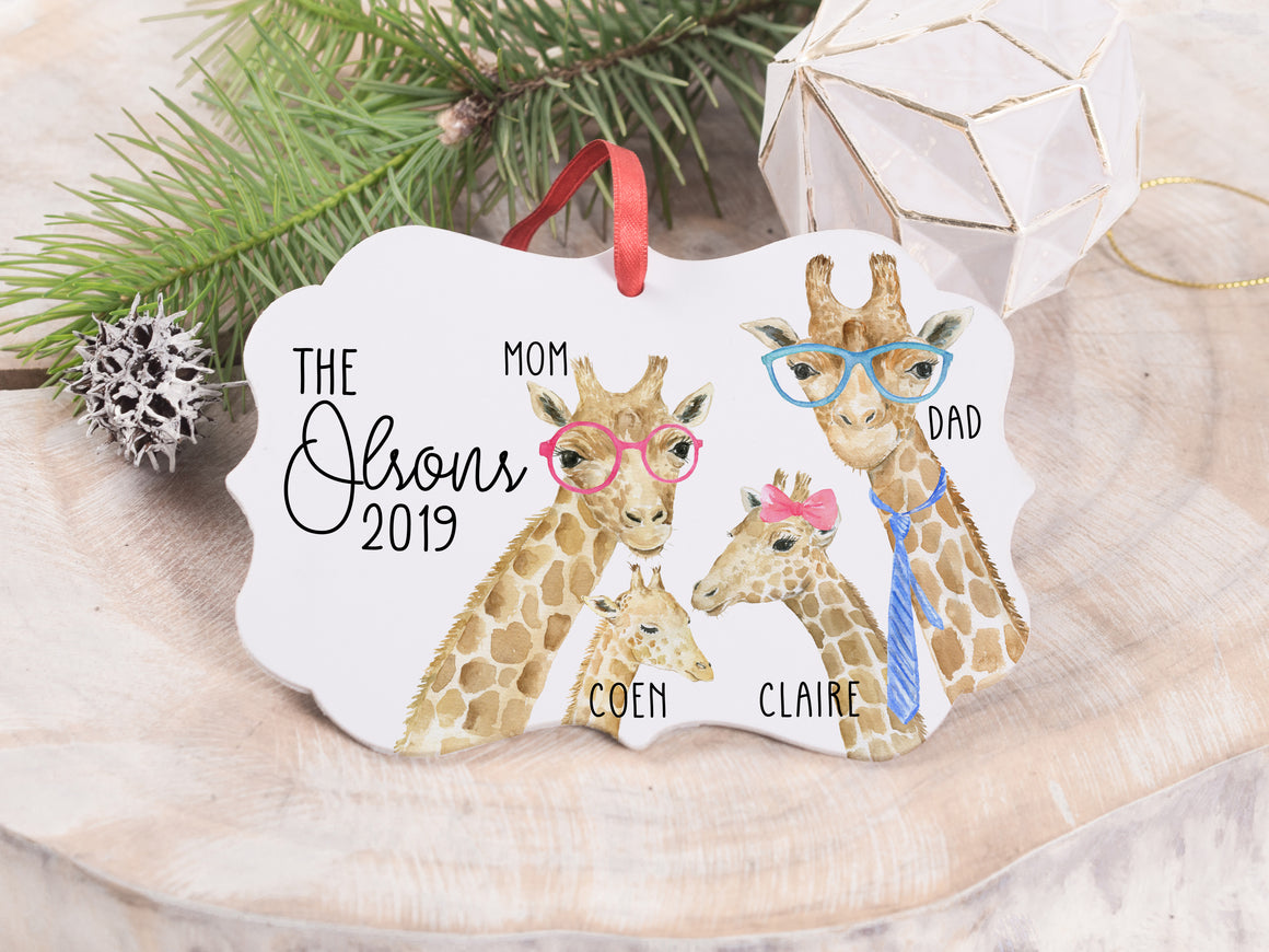 Ornament - "Giraffe Family"
