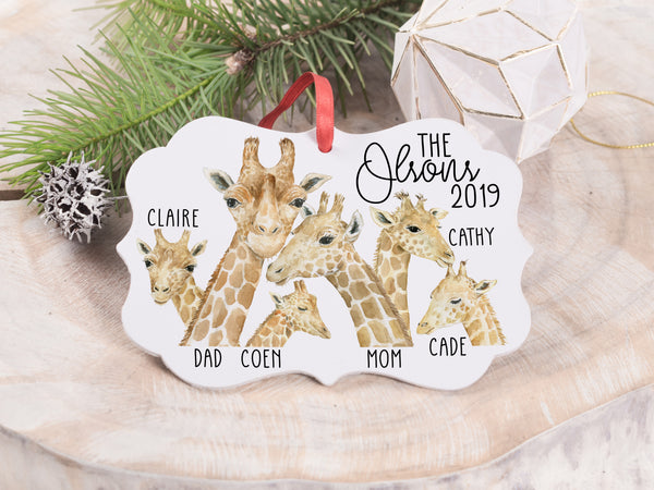 Ornament - "Giraffe Family"