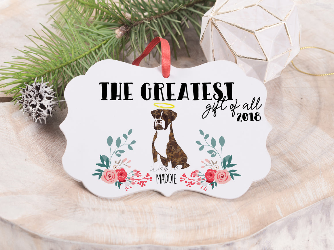 Ornament - "Greatest Gift of all - Pets"