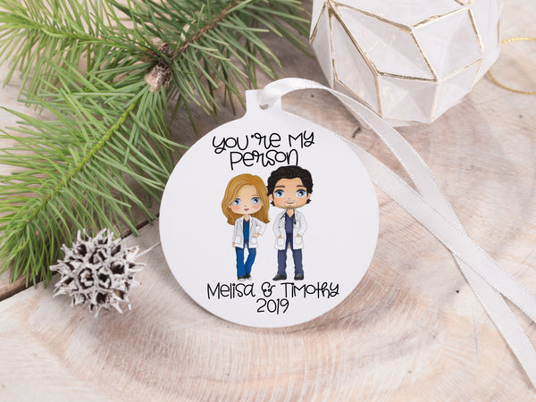 Ornament - "Grey's Anatomy Couple"
