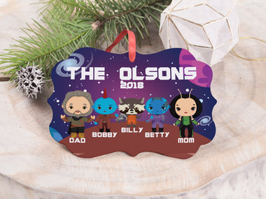 Ornament - "Guardians of the Galaxy Family"