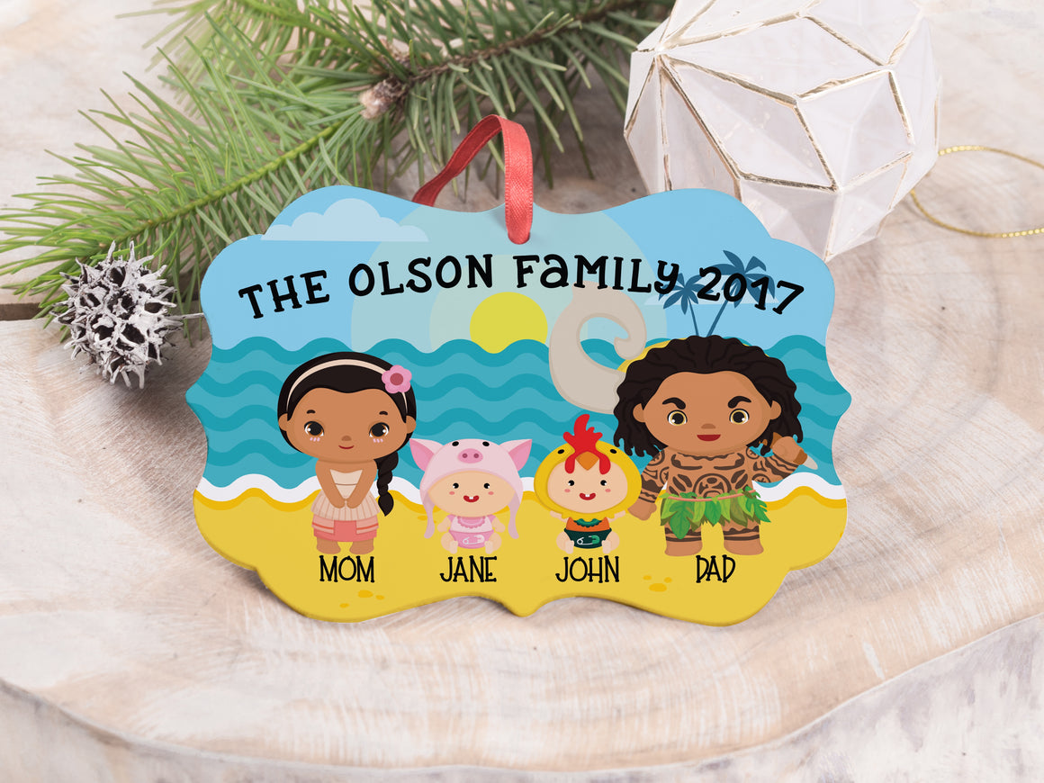 Ornament - "Moana Family"