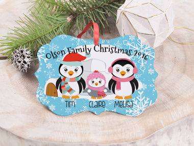Ornament - "Penguin Family"