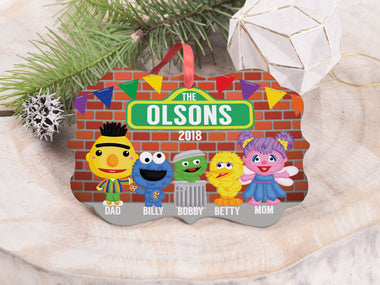 Ornament - "Sesame Street Family"