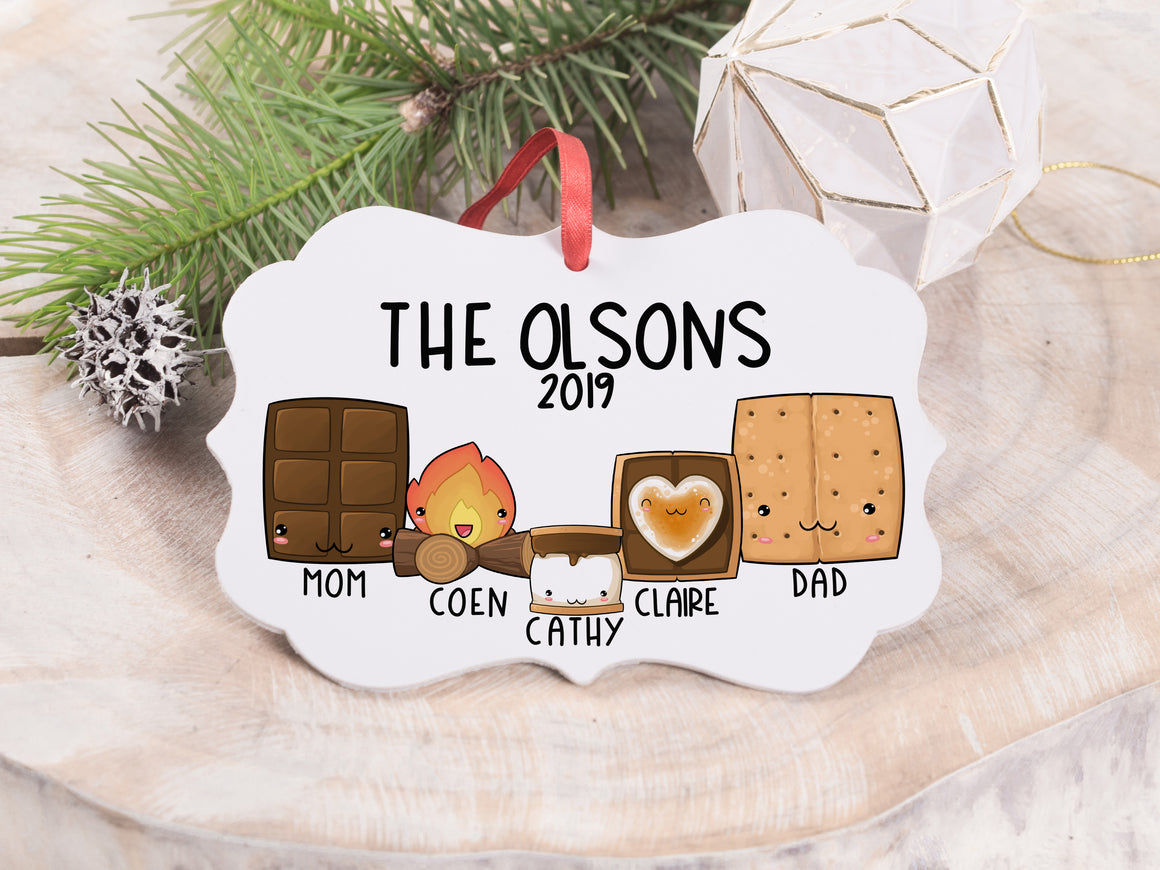Ornament - "Smores Family"
