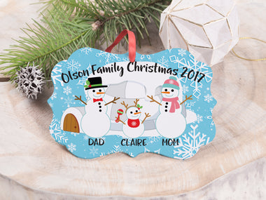 Ornament - "Snow People Family"