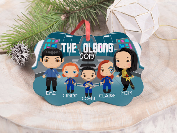 Ornament - "Star Trek Family"