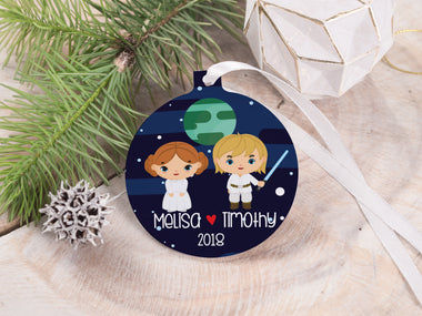 Ornament - "Star Wars Couple"