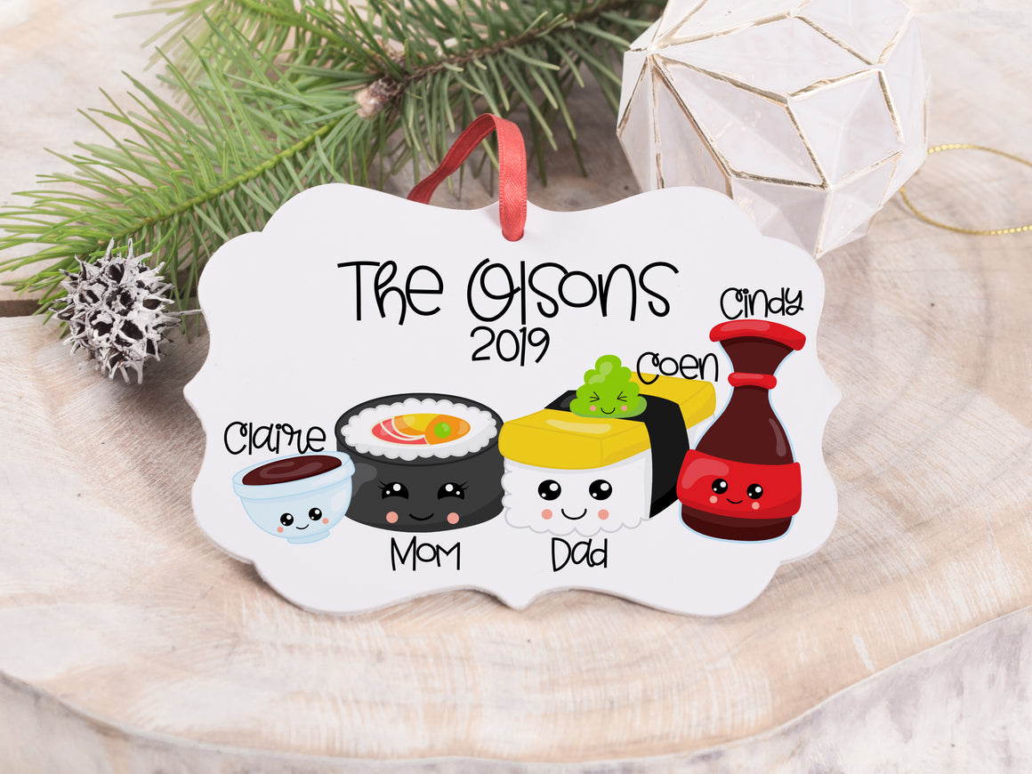 Ornament - "Sushi Family"